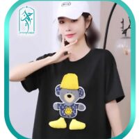 تیشرت لش عروسکی طرح خرسی