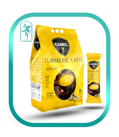 چای لاته زردچوبه کمل بسته 25 عددی