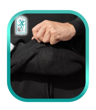 ست هودی و شلوار اسلش مردانه طرح LA مدل 054