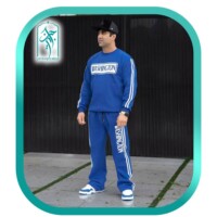 ست دورس و شلوار اسلش مردانه طرح WASHINGTON مدل 055