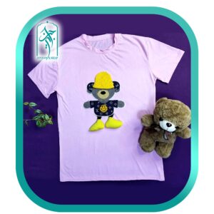 تیشرت لش عروسکی طرح خرسی مدل 024