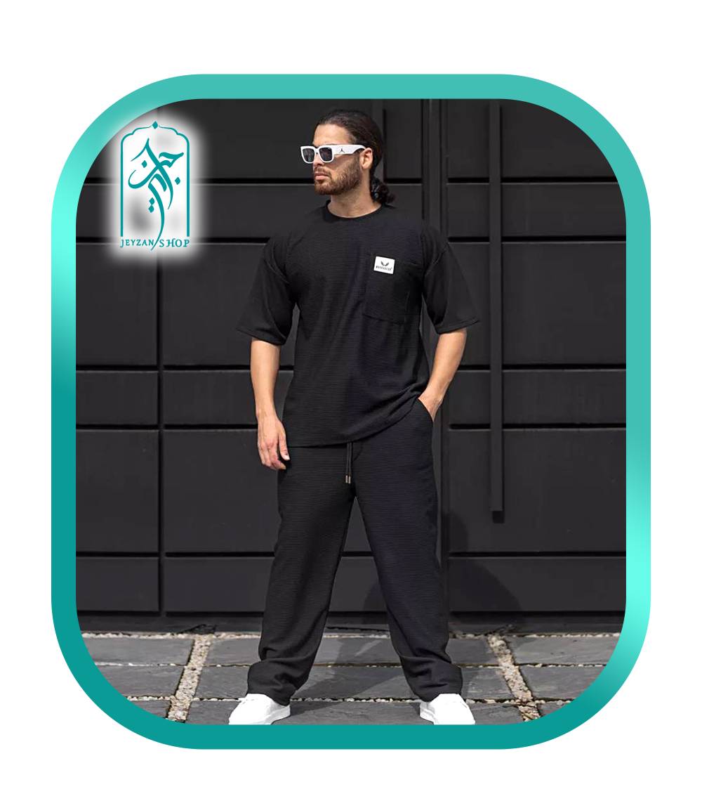 ست لباس مردانه مراکشی طرح بیسکوئیتی مدل 036