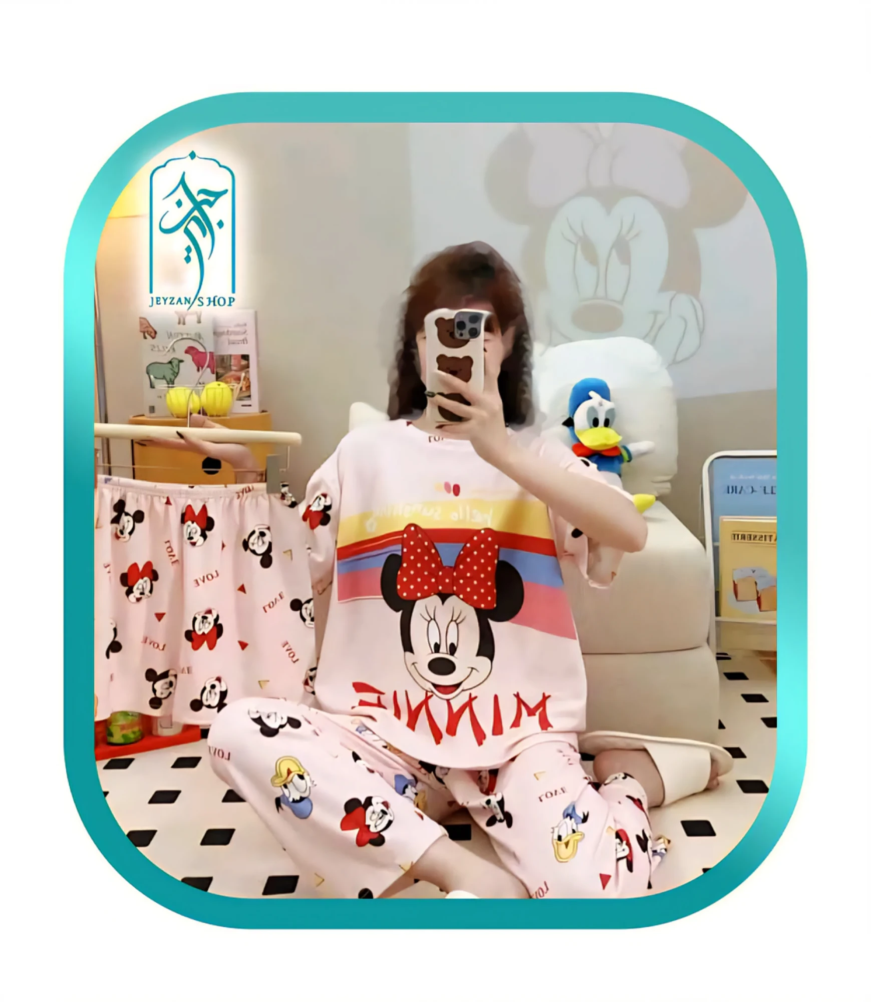 H081 Pink Mickey Mouse