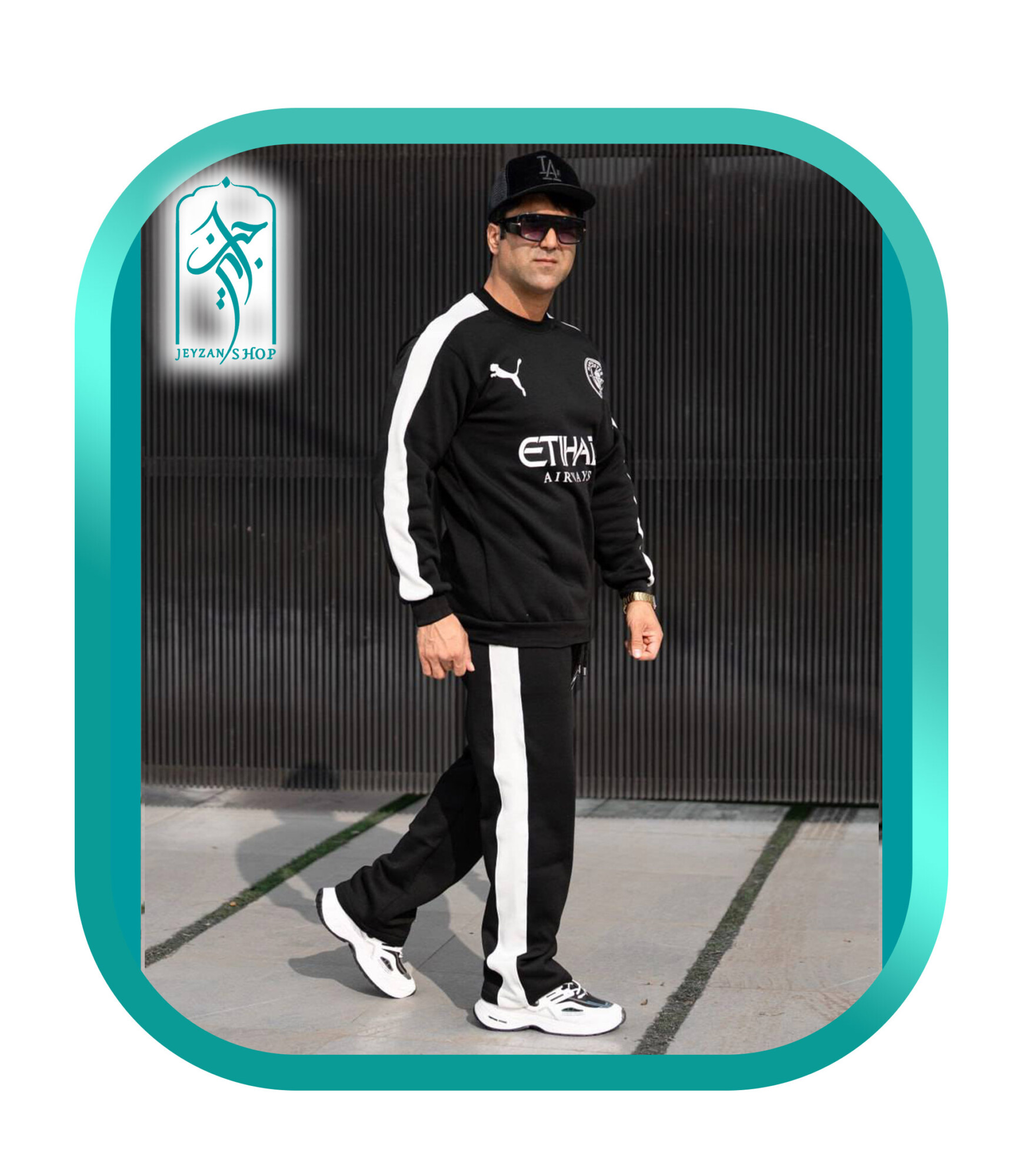 ست دورس و شلوار مردانه طرح منچستر سیتی اتحاد مدل 125