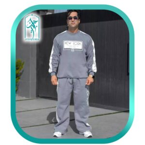 ست دورس و شلوار مردانه طرح نیویورک NEW YORK مدل 057