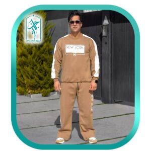 ست دورس و شلوار مردانه طرح نیویورک NEW YORK مدل 057