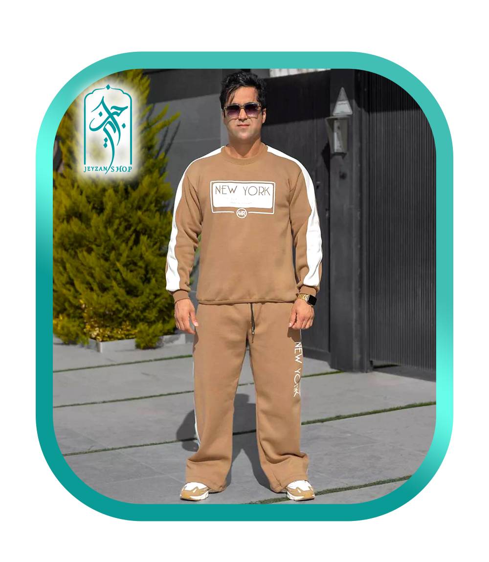 ست دورس و شلوار مردانه طرح نیویورک NEW YORK مدل 057