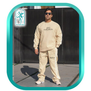 ست دورس و شلوار مردانه طرح Thanks ME مدل H091