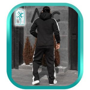 ست سوییشرت و شلوار مردانه طرح اسپاتیفای بارسلونا مدل H090