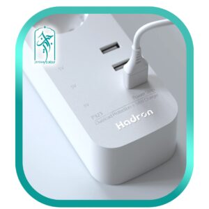 چندراهی برق هادرون مدل P323 مجهز به شارژر 18 وات