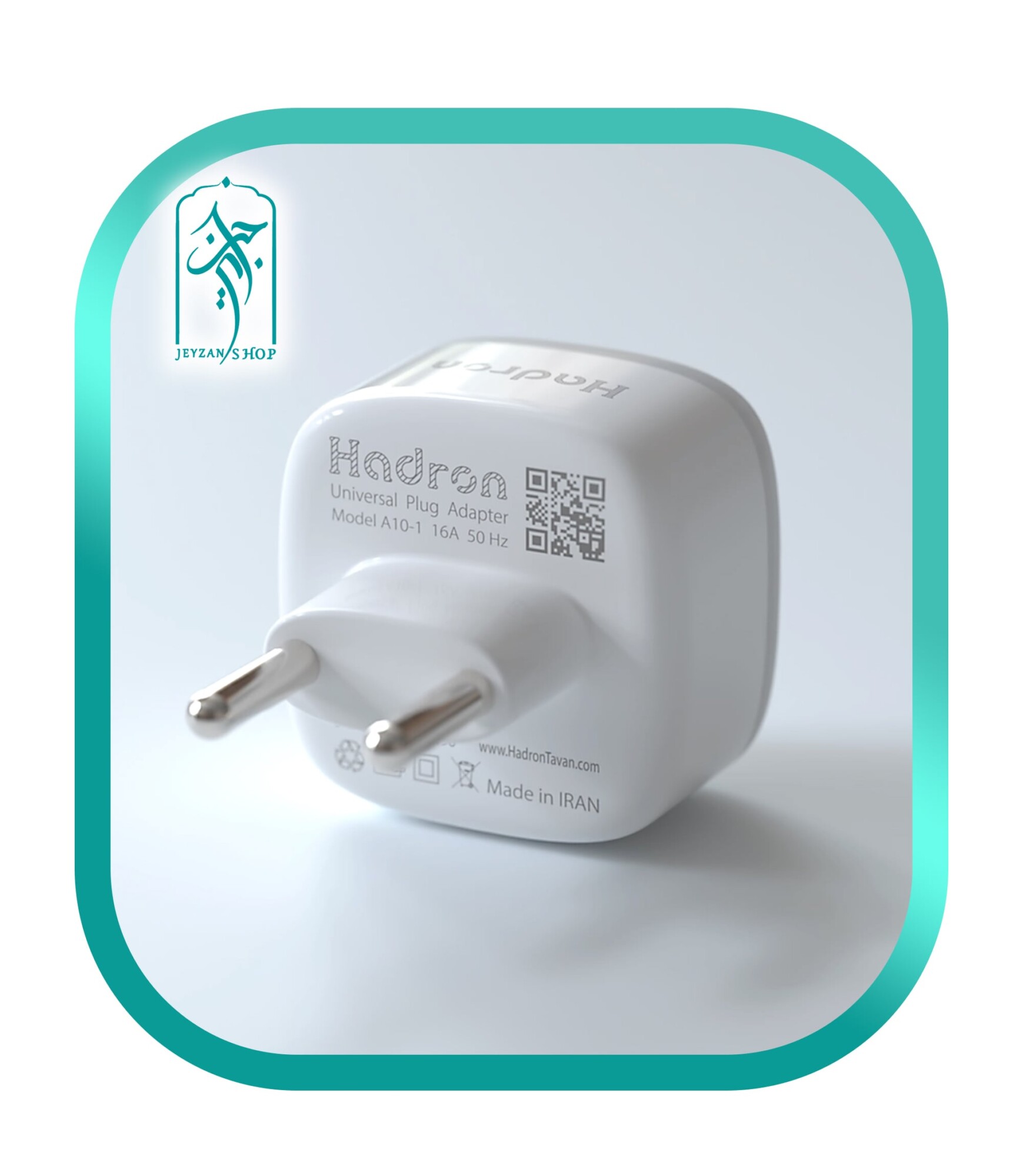 مبدل برق هادرون 3 به 2 چراغ دار مدل A10-1