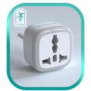 مبدل برق هادرون 3 به 2 چراغ دار مدل A10-1