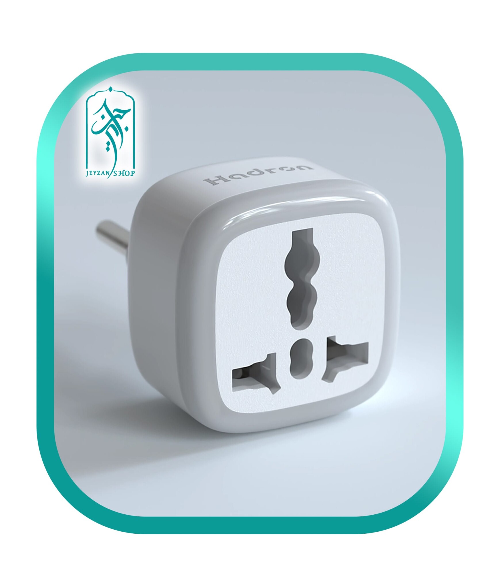 مبدل برق هادرون 3 به 2 چراغ دار مدل A10-1