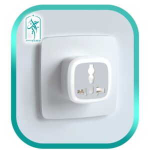 مبدل برق هادرون 3 به 2 چراغ دار مدل A10-1