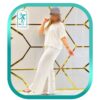 ست لباس راحتی ، مجلسی و خانگی دخترانه پلیسه بگ راه راه مدل 051