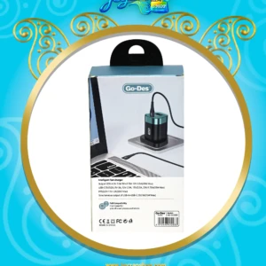 شارژر دیواری گودس 45 وات سوپر فست شارژ GD-QC 3065