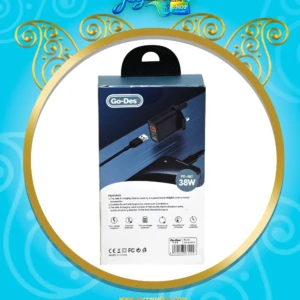 شارژر دیواری گودس 38 وات دبل فست شارژ GD-QC3612