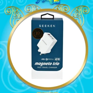 شارژر دیواری سیکن 40 وات فست شارژ مدل SMG-443 مگنتو تریو