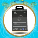 شارژر فندکی تایپ سی با دو USB-C موربست مدل C75CC