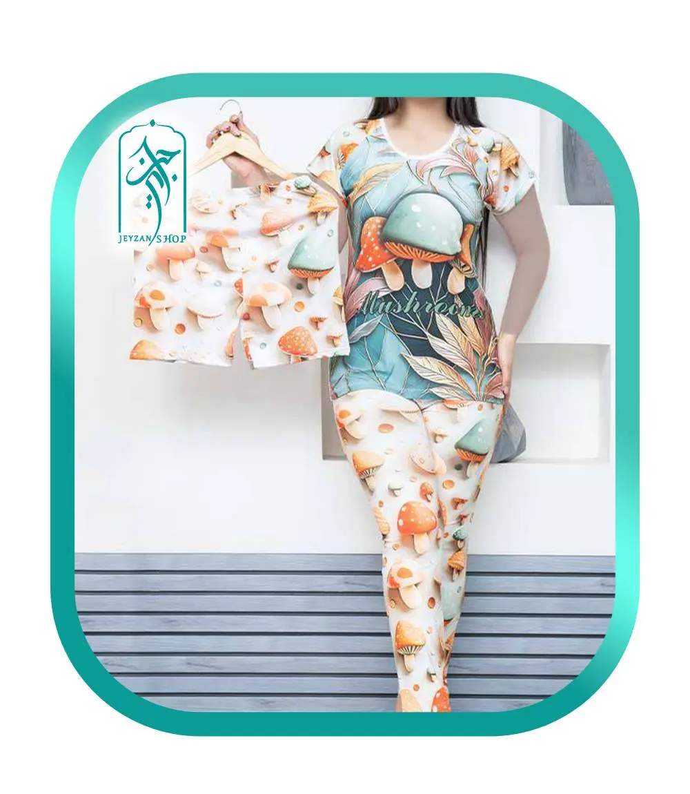 Womens 3 Piece Clothing Set Mushroom Pattern Model H117