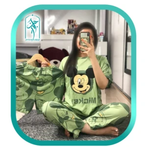 Womens 3Piece Mickey Mouse Print Casual Lounge Set Code H140