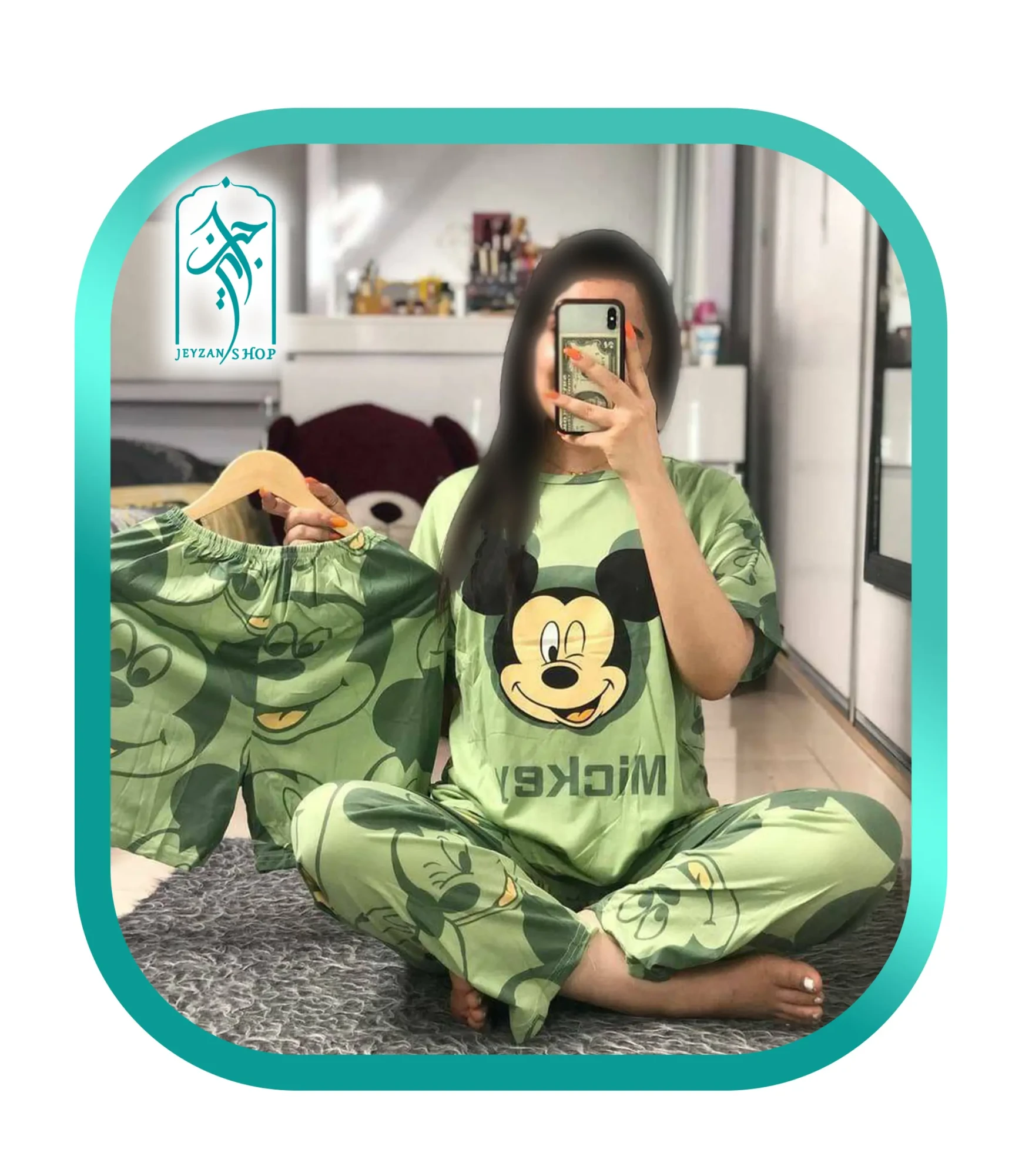 Womens 3Piece Mickey Mouse Print Casual Lounge Set Code H140