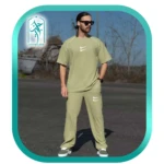 MEN TSHIRT AND PANTS SET MODEL NIKE CODE M156.......
