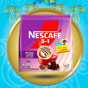 NESCAFE 3IN1 INSTANT COFFEE LATTE MOCHA PACK OF 15st (ORIGINAL)