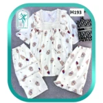 Womens and girls three piece frill set with square colla.........