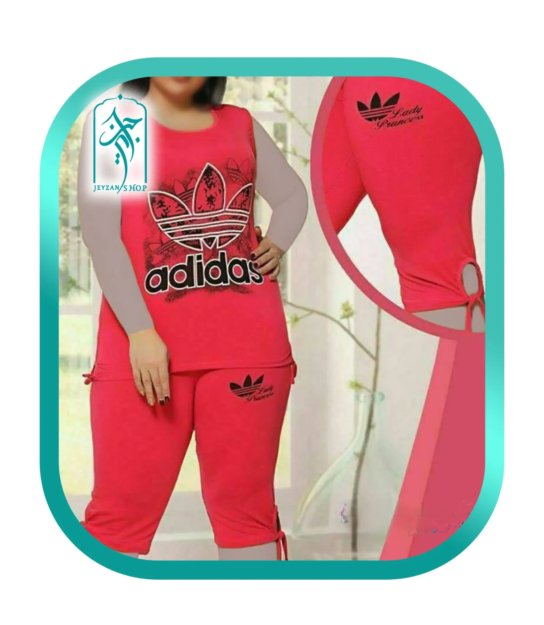 WOMENS TOP AND SHORTS SET ADIDAS DESIGN CODE H093