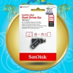 فلش مموری سن دیسک دو رابط 256 گیگ Ultra Dual Drive GO