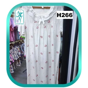 پیراهن راحتی زنانه مدل قلب گیلاسی کد H266