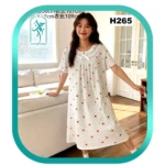 پیراهن راحتی زنانه مدل خال خالی کد H265
