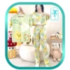 لباس ست سه تکه زنانه طرح خرس کد H278