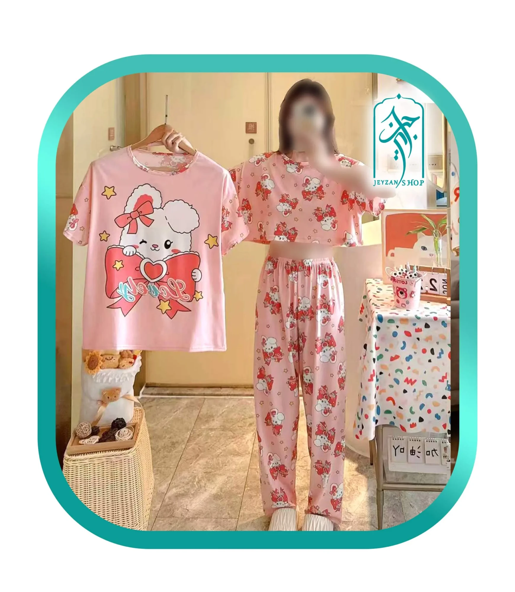 لباس ست سه تکه زنانه طرح بانی لاولی کد H279