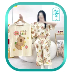 لباس ست سه تکه زنانه طرح لاپی بارا کد H285