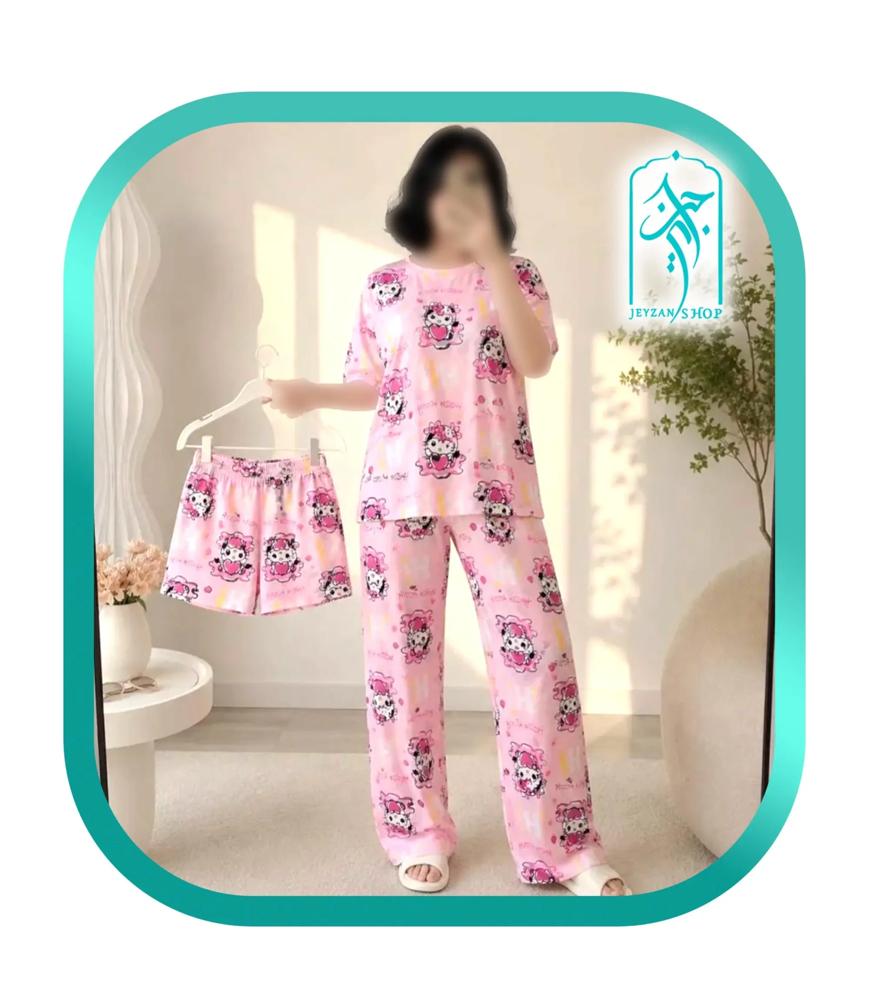 لباس ست سه تکه زنانه طرح کیتی گاوی کد H226