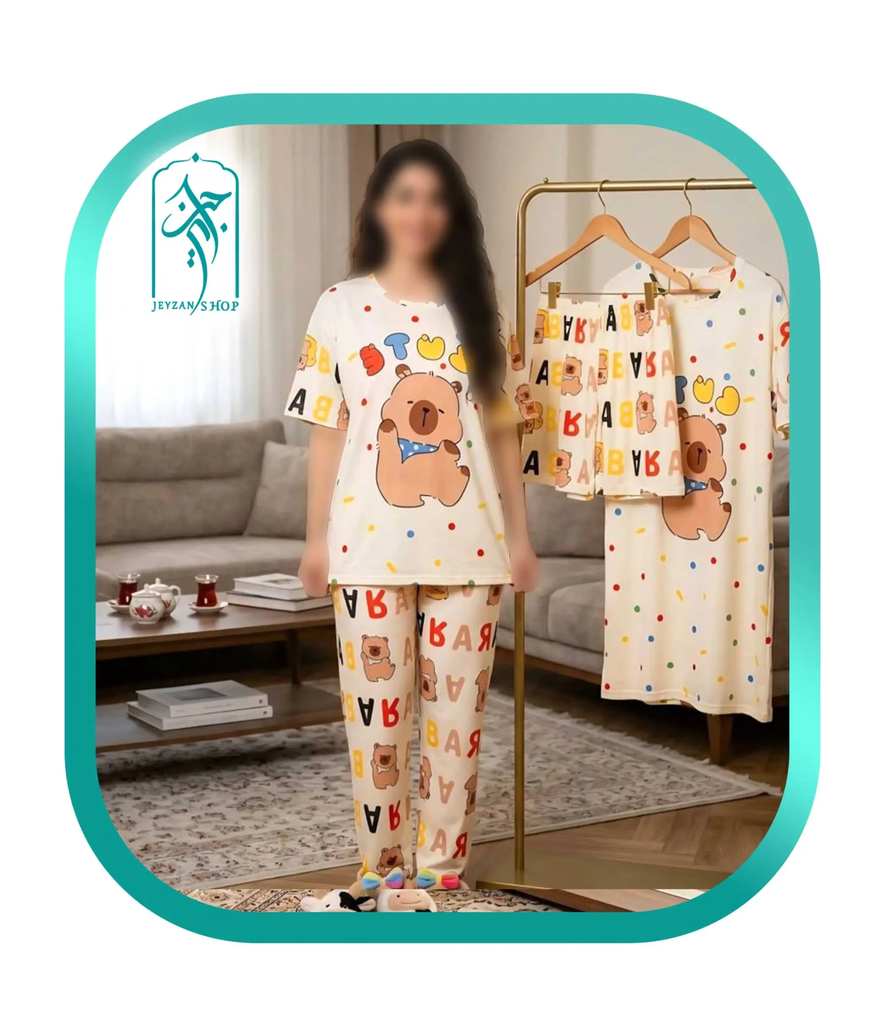WOMENS FOUR PIECE DRESS SET BEAR DESIGN CODE H236