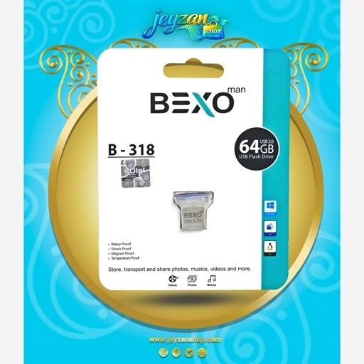 فلش مموری بکسو مدل B318 ظرفیت 64گیگابایت