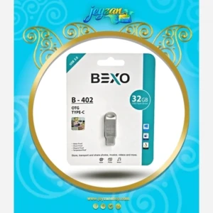 فلش مموری بکسو مدل B402 نقره ایی ظرفیت 32گیگابایت