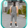 ست تاپ و شلوارک مردانه کد H150