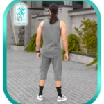ست تاپ و شلوارک مردانه کد H150